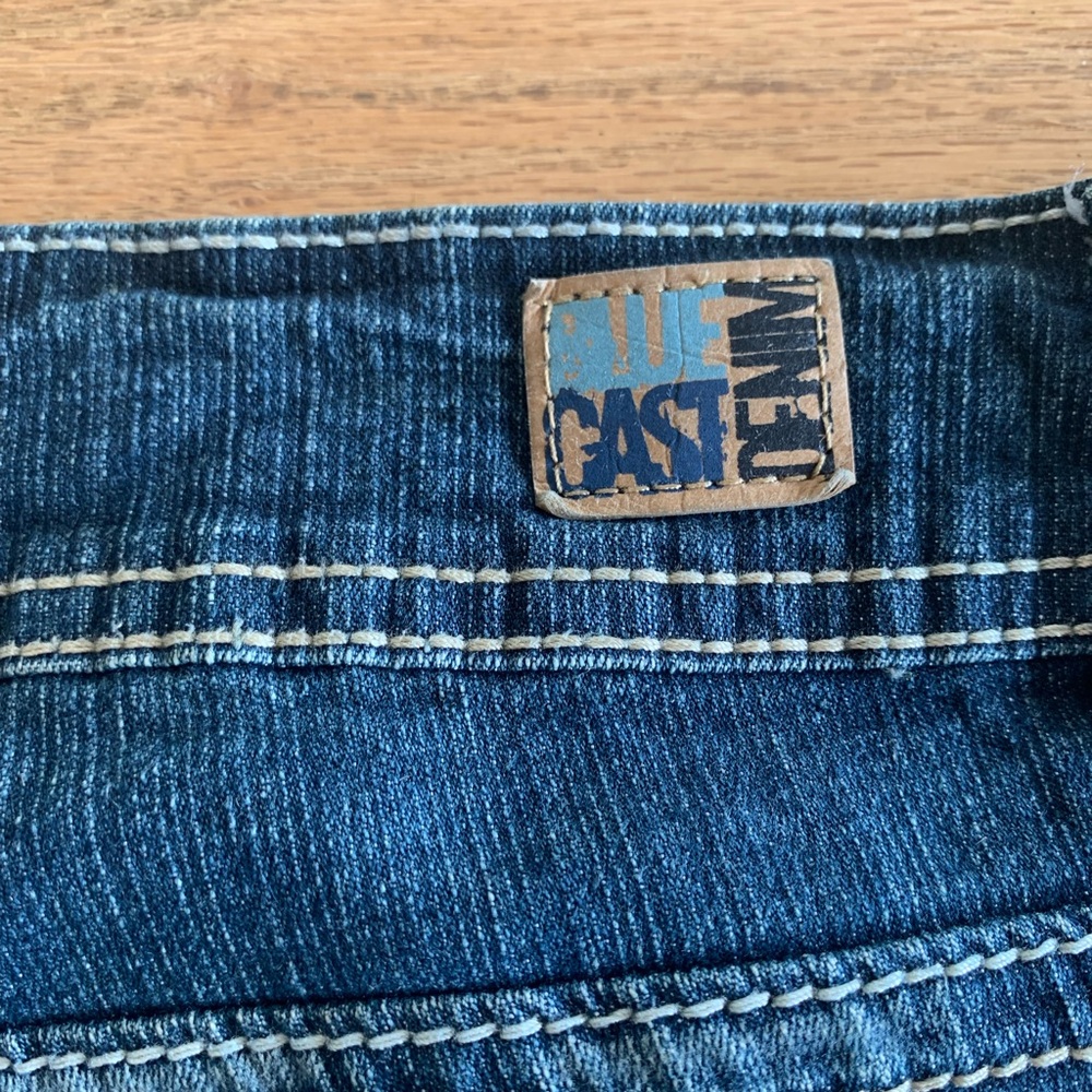 Blue Cast Denim Jeans‎ Blue Straight Leg Mid Rise Women’s 14 Preloved - Picture 8 of 9
